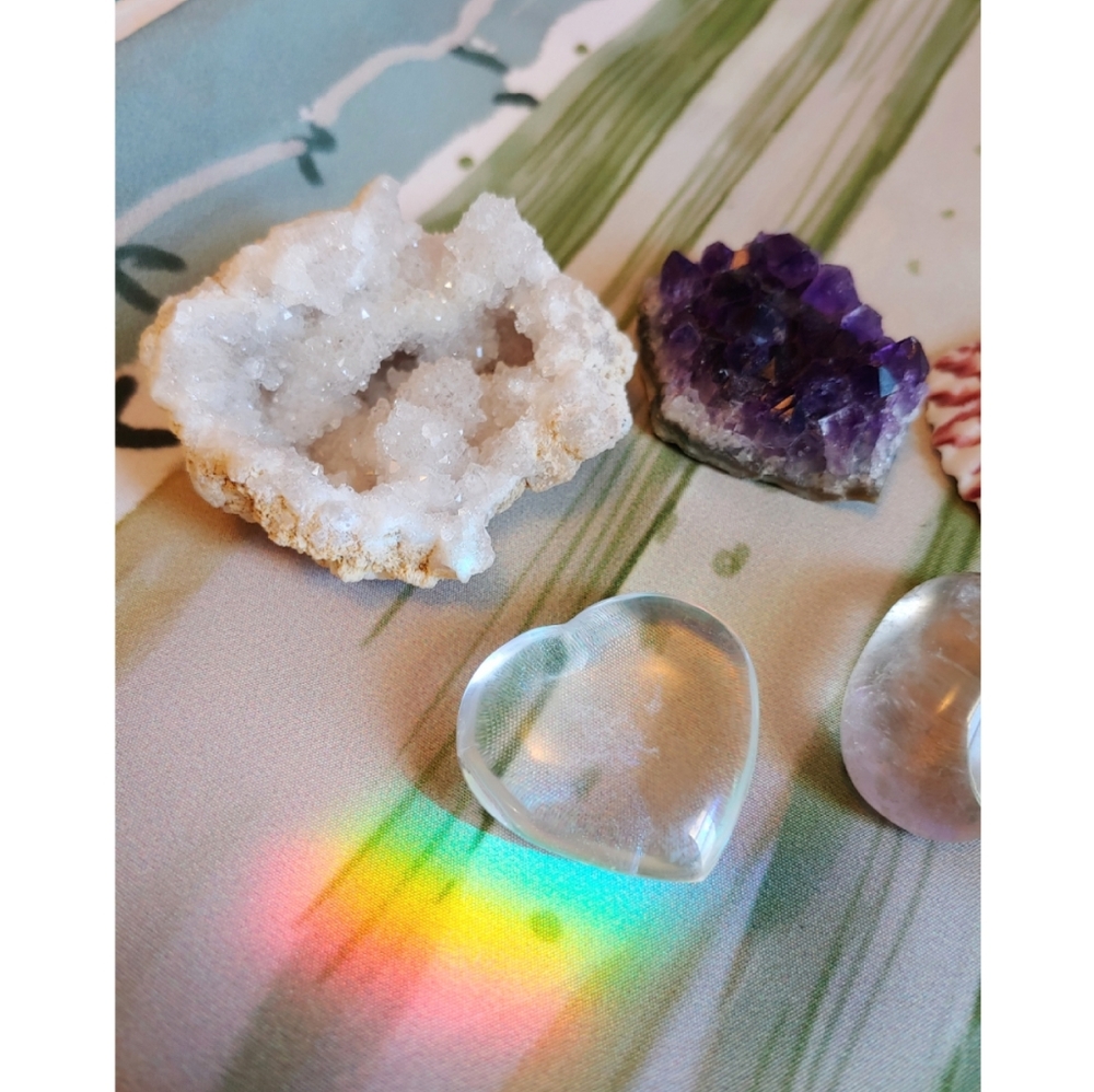 💎 Crystal bundle, amethyst geode smoky quartz - Picture 2 of 6